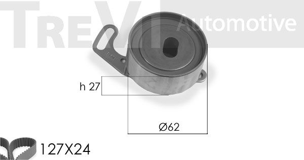 TREVI AUTOMOTIVE Hammashihnasarja KD1241